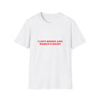 I Love Books And Women's Rights Tee