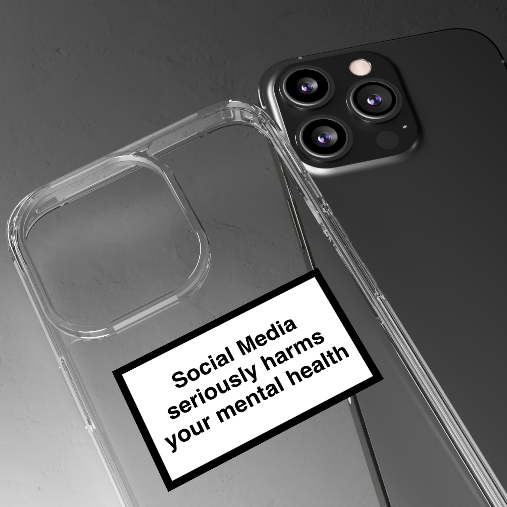 Social Media Seriously Harms Your Mental Health Phone Case