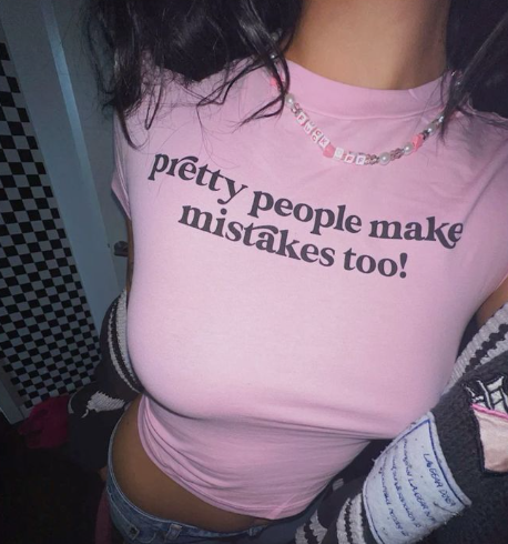 Prêtty People Make Mistakes Too! Baby Tee