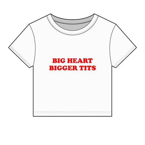 Big Heart Bigger Tits Baby Tee