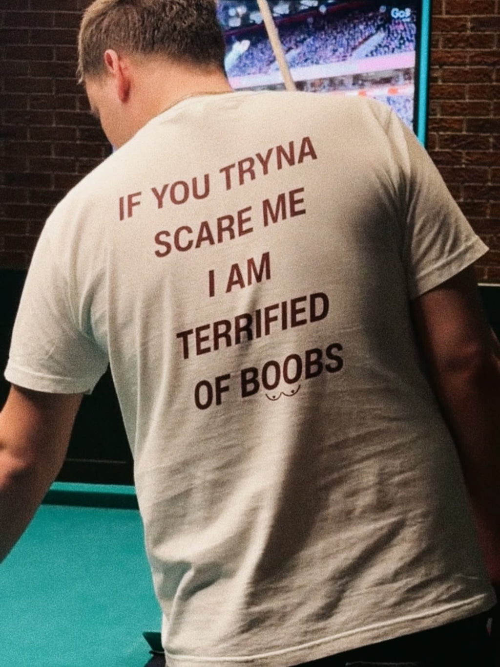 If You Tryna Scare Me I Am Terrified Of Boobs Tee