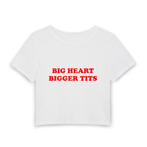 Big Heart Bigger Tits Baby Tee
