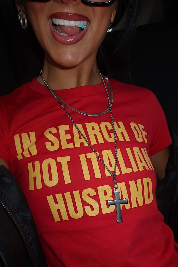 In Search Of Hot Italian Husband Tee