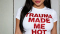 Trauma Made Me Hot Tee